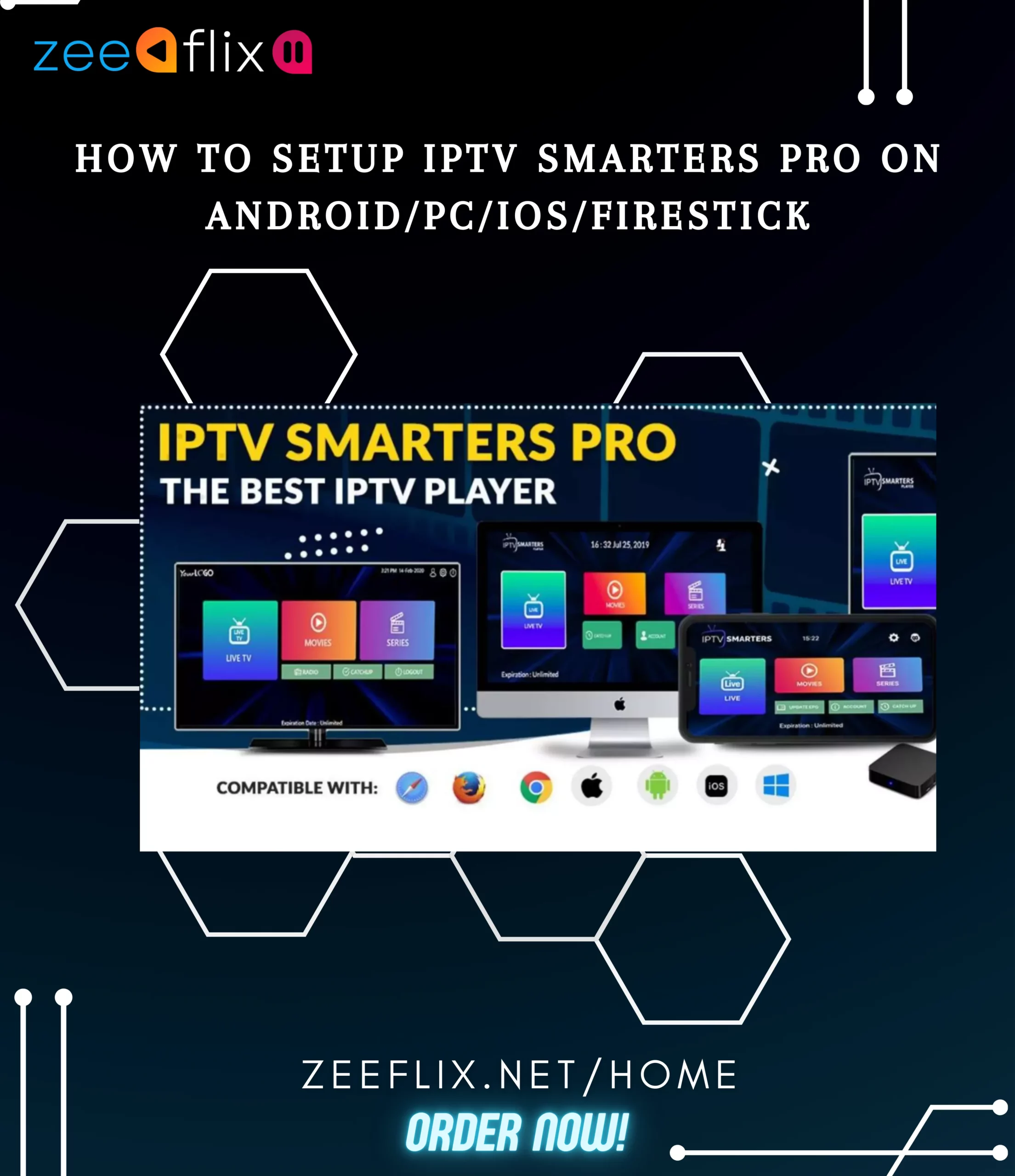 Setup IPTV on Smarters Pro in Firestick, Android, Windows, etc.