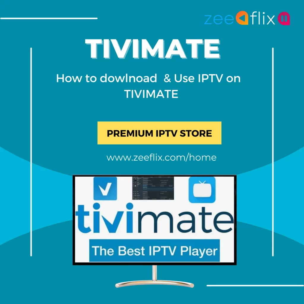 How to use IPTV (zeeflix) On Tivimate-Picture Tutorial
